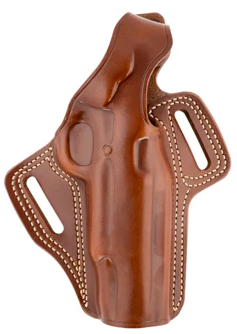Galco GALCO FLETCH HIGH RIDE BELT HOLSTER RH LEATHER 1911 5" TAN