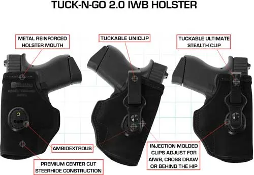 Galco Tuck-N-Go Inside The Pants TUC158B