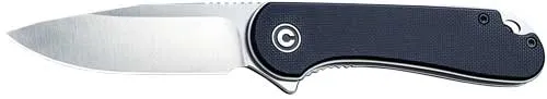 Civivi CIVIVI KNIFE ELEMENTUM 2.96" BLACK G10/SATIN D2 LINER LOCK