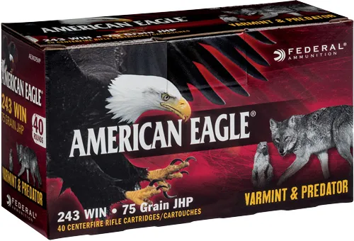 Federal American Eagle Varmint & Predator AE24375VP