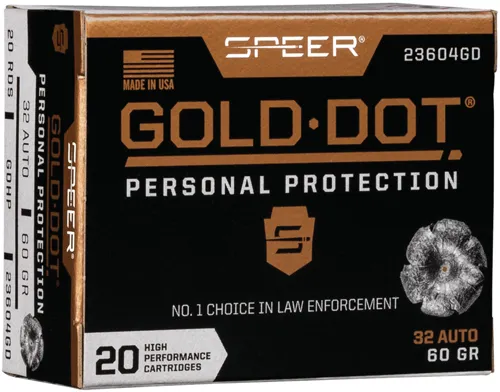 Speer Ammo SPR GOLD DOT 32AP 60GR GDHP