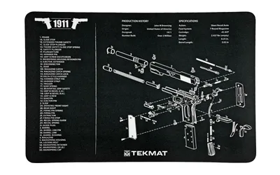 TekMat TEKMAT PISTOL MAT 1911 BLK
