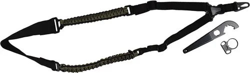 The Outdoor Connection TOC TACTICAL PARACORD SLING w/ ADAPTER & WRENCH SINGLE PT