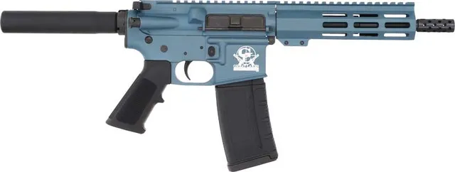Great Lakes Firearms GLFA AR15 PISTOL .223 WYLDE 7.5" NITRIDE BARREL BLUE