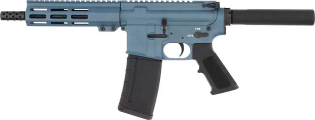 Great Lakes Firearms GLFA AR15 PISTOL .223 WYLDE 7.5" STAINLESS BBL BLUE