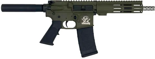 Great Lakes Firearms GLFA AR15 PISTOL .223 WYLDE 7.5" STAINLESS BBL OD GREEN