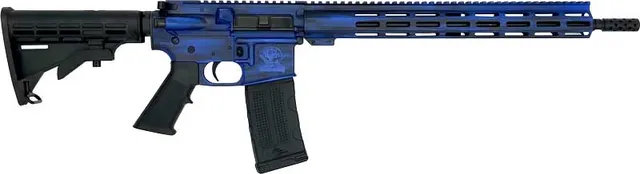 Great Lakes Firearms GLFA AR15 BATTLEWORN.223 WYLDE 16" 1:8 NIT BBL ROYAL BLUE