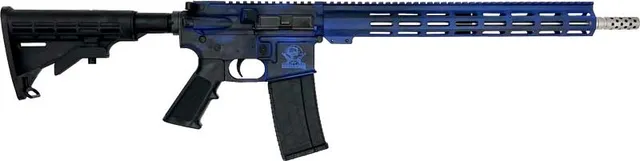 Great Lakes Firearms GLFA AR15 BATTLEWORN.223 WYLDE 16" S/S BBL ROYAL BLUE