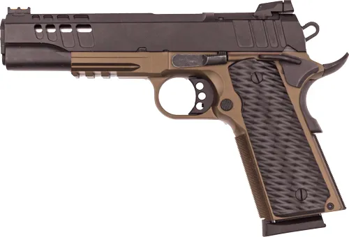 Great Lakes Firearms GLFA 1911 PISTOL .45ACP 5" FS BLACK SLIDE BRONZE FRAME