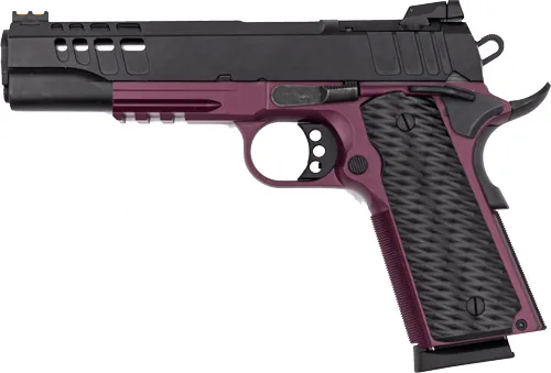 Great Lakes Firearms GLFA 1911 PISTOL .45ACP 5" FS BLACK SLIDE BLACK CHERRY FRAME