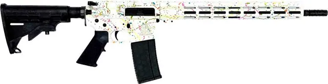 Great Lakes Firearms GLFA AR15 SPLATTER .223 WYLDE 16" 1:8 NIT BBL WHITE