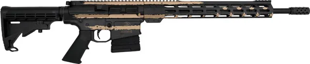 Great Lakes Firearms GLFA AR10 RIFLE .308 WIN. 18" NITRIDE BBL DESERT FLAG 10-RDS