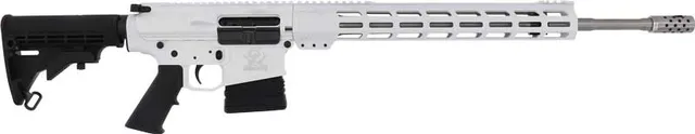 Great Lakes Firearms GLFA AR10 RIFLE 6.5CM 20" S/S BBL 10-SHOT WHITE