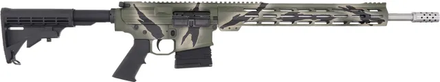 Great Lakes Firearms GLFA AR10 RIFLE .308 WIN. 18" S/S 10RD PURSUIT GREEN CAMO