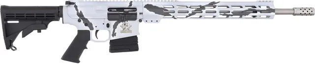 Great Lakes Firearms GLFA AR10 RIFLE 6.5CM 20" S/S BBL 10-SHOT PURSUIT SNOW CAMO