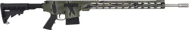 Great Lakes Firearms GLFA AR10 RIFLE .243 WIN. 24" S/S BBL 5-RD PURSUIT GRN