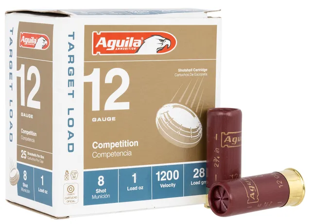 Aguila AGUILA SHOTSHELL 12GA. 1OZ. #8 25-PACK