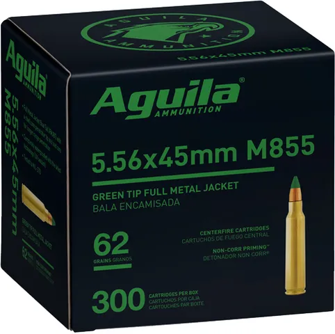 Aguila AGU 5.56 62GR FMJ M855 300RD