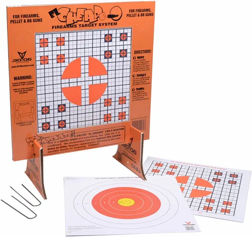 30-06 Outdoors 30-06 OUTDOORS PAPER TARGET EL CHEAPO SIGHT-IN W/STAND 40CT