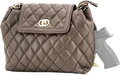 cameleon CAMELEON COCO CONCEALED CARRY PURSE-QUILTED STYLE HANDBAG BN