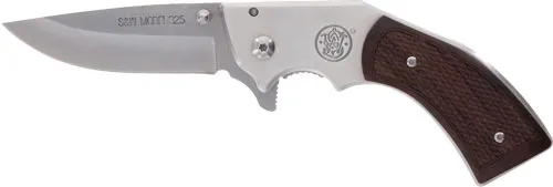 Smith & Wesson S&W KNIFE MODEL 325 REVOLVER KNIFE 3" FOLDER W/WOOD GRIPS