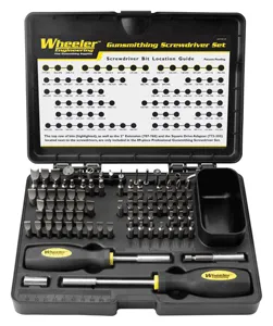 Wheeler Deluxe Gunsmithing Screwdriver Set 562194