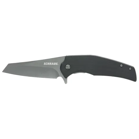 Schrade SCHRADE KNIFE TORSION CLEAR FOLDER 3" TANTO MATTE SS/BLACK