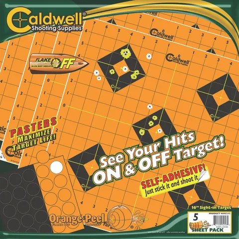 Caldwell CALDWELL SIGHT-IN TRGT 16" 5PK