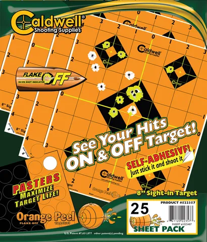 Caldwell CALDWELL SIGHT-IN TRGT 8" 5PK