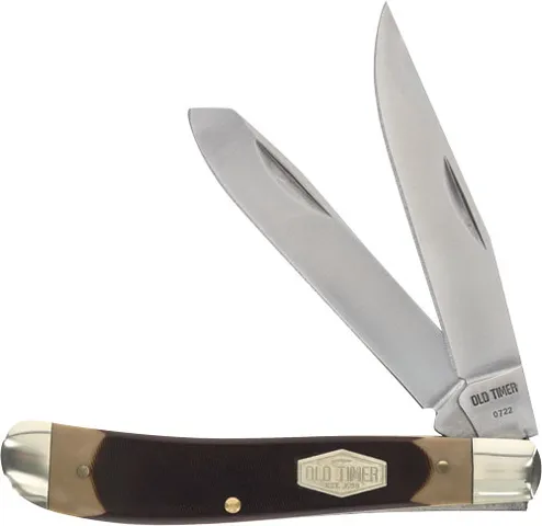 Old Timer OLD TIMER KNIFE GUNSTOCK TRPPR 2-BLADE 3.1" S/S DELRIN