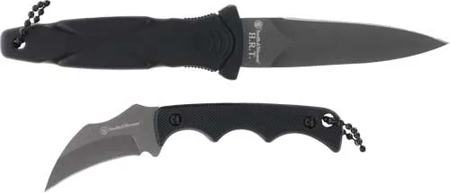 Smith & Wesson S&W KNIFE BOOT/KARAMBIT NECK KNIFE SET W/SHEATHS PROMOQ3<