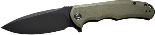Civivi CIVIVI KNIFE PRAXIS 3.75"   OD GREEN G10/BLACK STONEWASHED