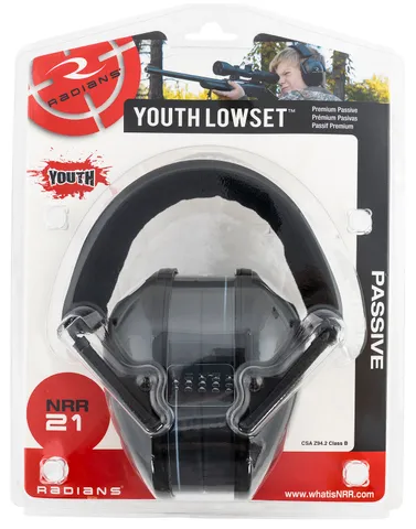 Radians RADIANS YOUTH LOWSET EARMUFF BLK