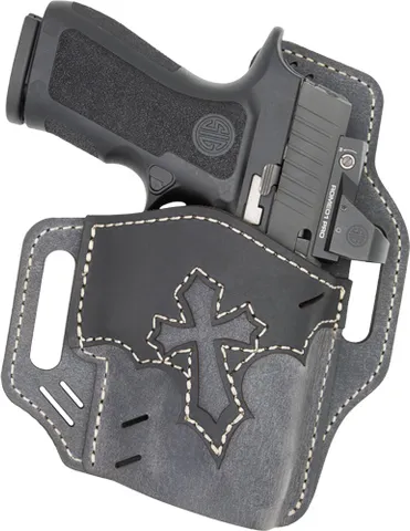 Versacarry VERSACARRY COMPOUND ARC ANGEL OWB HOLSTER GREY/BLACK SIZE 4