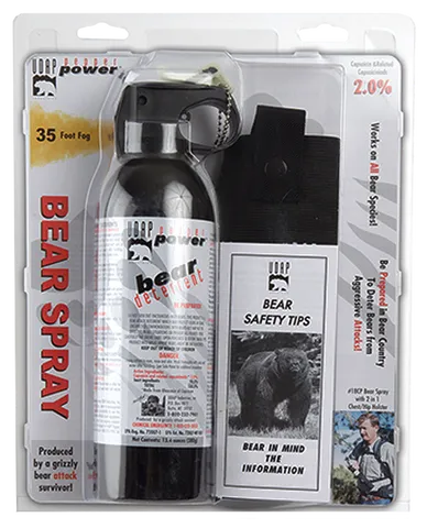 UDAP Super Magnum Bear Spray with Chest Holster 18CP