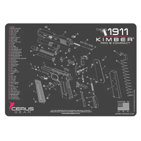 Cerus Gear KIMBER COMP AND PRO SCHEMATIC PINK