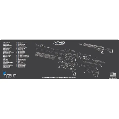 Cerus Gear AR10 SCHEMATIC RIFLE CHARCOAL GRAY