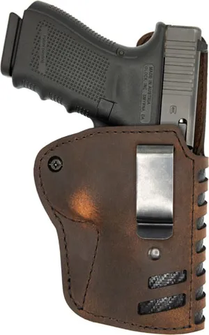 Versacarry VC COMPOUND HOLSTER IWB KYDEX LEATHER RH SIG P365 BROWN