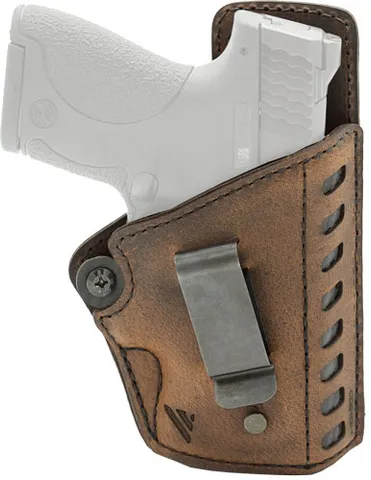 Versacarry VC DELTA CARRY HOL IWB LEATHER BELT CLIP RH SUB COMP BROWN