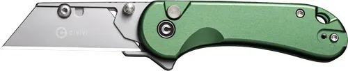 Civivi CIVIVI UTILITY KNIFE ELEMENTUM 2.26" GREEN W/3 EXTRA BLADES