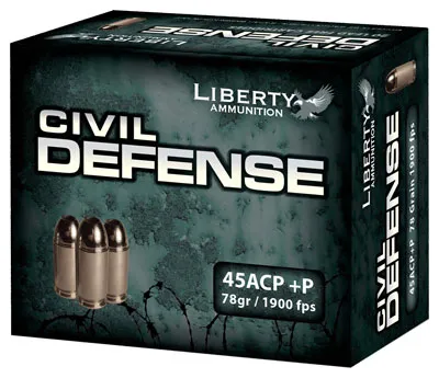 Liberty Ammunition Civil Defense 45 ACP LA-CD-45-013