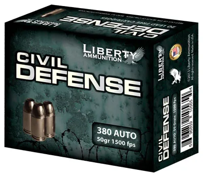 Liberty Ammunition Civil Defense 380 Auto LA-CD-380-023