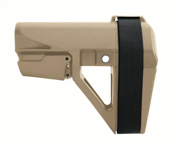 SB TACTICAL SB Tactical SBA5 Pistol Stabilizing Brace - FDE | Mil-Spec Carbine Buffer Compatible