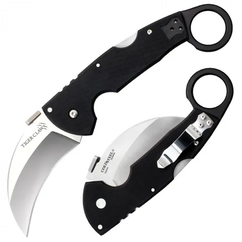 Cold Steel Cold Steel Tiger Claw Karambit 3.25 in Blade G-10 Handle