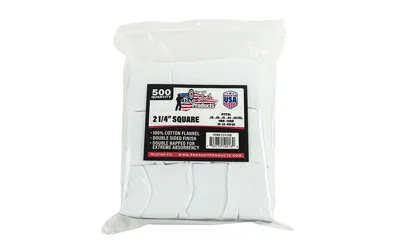 Pro-Shot CLEANING PATCHES 21/4IN SQ 500CT