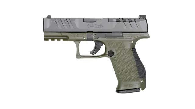 Walther WALTHER PDP COMPACT 9MM 4" FS 15-SHOT GREEN POLYOMER FRAME
