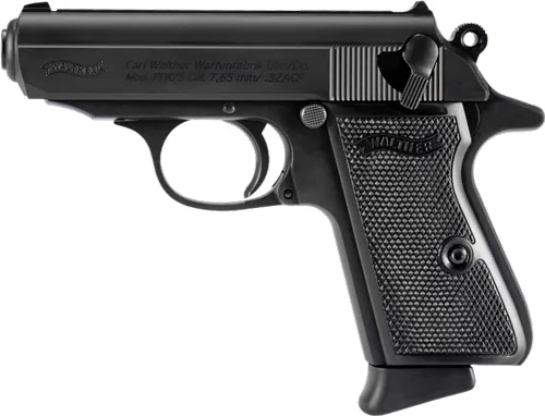 Walther WALTHER PPK/S .32ACP BLACK FS 7-RD. BLACK SYNTHETIC GRIPS