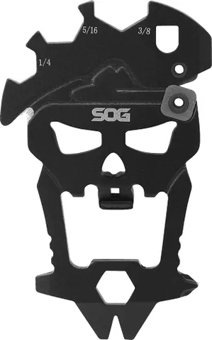 S.O.G SOG MACV TOOL HARDCASED BLACK KEYCHAIN TOOL W/12 COMPONENTS