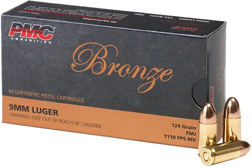 PMC PMC AMMO 9MM LUGER 124GR. FMJ 50-PACK