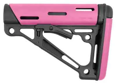Hogue HOGUE AR-15 COLLAPSIBLE STOCK PINK RUBBER MIL-SPEC